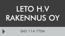 Leto H.V Rakennus Oy logo